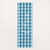 Tapis De Yoga Nom du plan bleu (Dos)