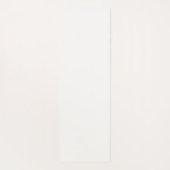 Tapis De Yoga Nom Écriture Féminine Blanc (Dos)