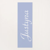 Tapis De Yoga Nom élégant Heather | Style simple (Dos)