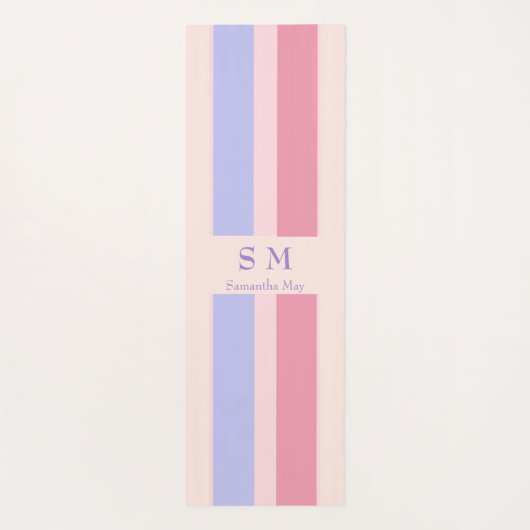 Tapis De Yoga Nom et initiale personnalisés (Dos)