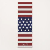 Tapis De Yoga Nom fait sur commande patriotique ou texte de (Devant)