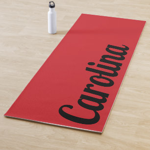 Tapis De Yoga Nom moderne rouge du moteur d'incendie Style sim