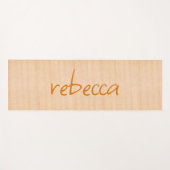 Tapis De Yoga Nom moderne simple (Devant (Horizontal))