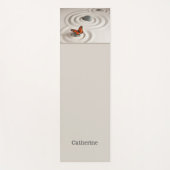 Tapis De Yoga Nom, Monarque Papillon Zen Garden Yoga Mat (Devant)