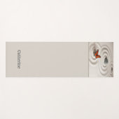 Tapis De Yoga Nom, Monarque Papillon Zen Garden Yoga Mat (Devant (Horizontal))