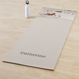 Tapis De Yoga Nom, Monarque Papillon Zen Garden Yoga Mat