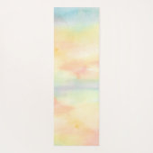 Tapis De Yoga Nom Monogramme Arborescence arc-en-ciel (Dos)