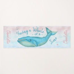 Tapis De Yoga Nom nautique de coutume d'océan de temps de plage