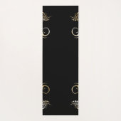 Tapis De Yoga Nom personnalisé Aligné Gold Chakra (Dos)