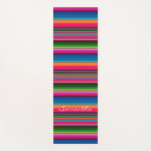 Tapis De Yoga Nom personnalisé Couverture de serape mexicaine Co (Devant)