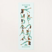 Tapis De Yoga Nom personnalisé du poste de yoga (Dos)
