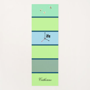 Tapis De Yoga Nom personnalisé écologique moderne