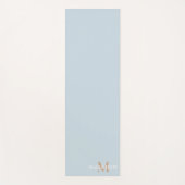 Tapis De Yoga Nom personnalisé Monogramme (Devant)