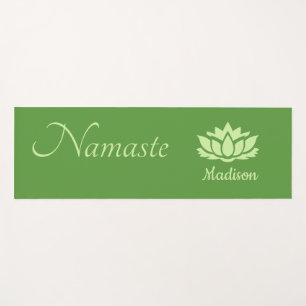 Tapis De Yoga Nom personnalisé "Namaste" yoga mat