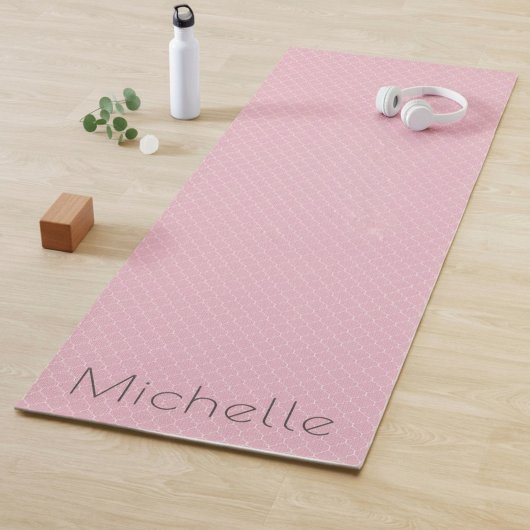 Tapis De Yoga Nom rose