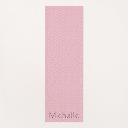 Tapis De Yoga Nom rose (Devant)