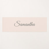 Tapis De Yoga Nom rose vif moderne Yoga Mat (Devant (Horizontal))