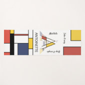 Tapis De Yoga Noplasticisme incroyable Art Monogramme. Lettre A (Devant (Horizontal))