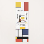 Tapis De Yoga Noplasticisme incroyable Art Monogramme. Lettre E (Devant)