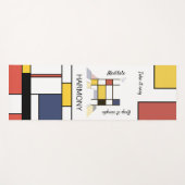 Tapis De Yoga Noplasticisme incroyable Art Monogramme. Lettre H (Devant (Horizontal))