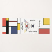 Tapis De Yoga Noplasticisme incroyable Art Monogramme. Lettre I (Devant (Horizontal))