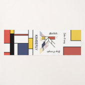 Tapis De Yoga Noplasticisme incroyable Art Monogramme. Lettre K (Devant (Horizontal))