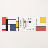 Tapis De Yoga Noplasticisme incroyable Art Monogramme. Lettre L (Devant (Horizontal))