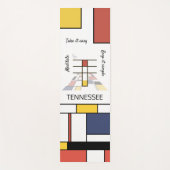 Tapis De Yoga Noplasticisme incroyable Art Monogramme. Lettre T (Devant)