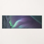 Tapis De Yoga Northern Lights Mountain Nature Photo (Devant (Horizontal))