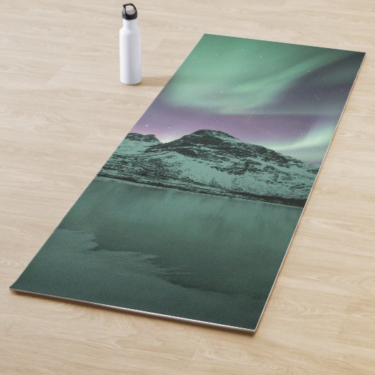 Tapis De Yoga Northern Lights Nature Photo (En situation)