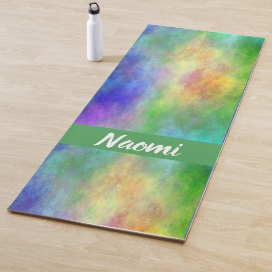 Tapis De Yoga Nuages Abstraits de plasma Yoga Mat (En situation)