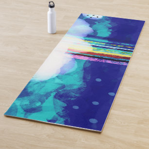 Tapis De Yoga Nuages arc-en-ciel Ruth Fitta-Schulz Arc-en-ciel