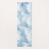 Tapis De Yoga Nuages Blancs Douillet (Dos)