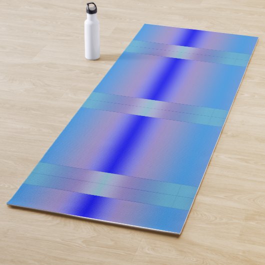 Tapis De Yoga Nuances de bleu (En situation)