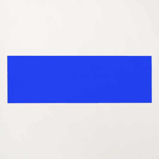 Tapis De Yoga Nuances de bleu moderne art fractal Abstrait (Dos (Horizontal))