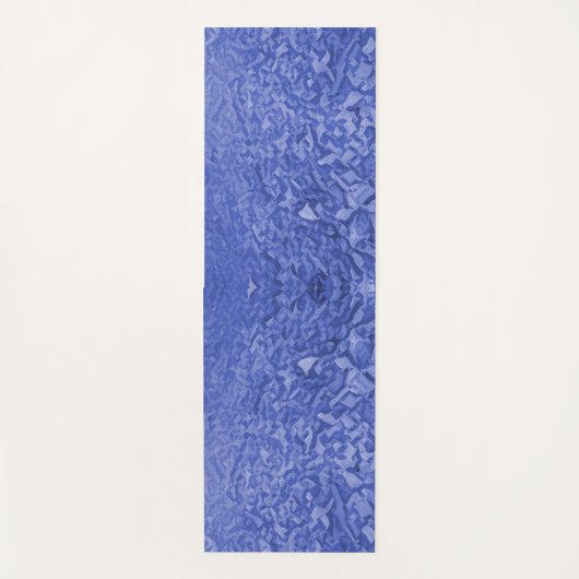 Tapis De Yoga Nuances du vecteur bleu (Devant)