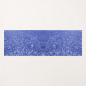Tapis De Yoga Nuances du vecteur bleu (Devant (Horizontal))