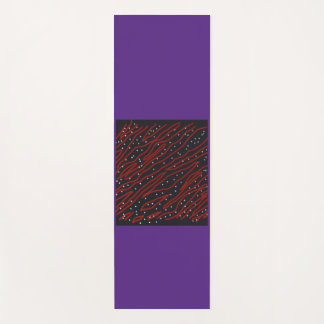 Tapis De Yoga Nuit étoilée, nuit du tigre rouge
