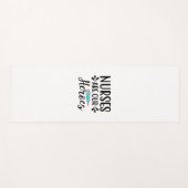 Tapis De Yoga Nurse Gift Nurses Are Our Heroes (Devant (Horizontal))
