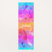 Tapis De Yoga Océan arc-en-ciel (Devant)