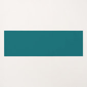 Tapis De Yoga Ocean Harbour Blue, Turquoise Jewel Tone Solid Col (Dos (Horizontal))