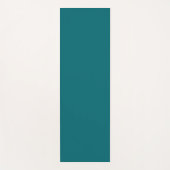 Tapis De Yoga Ocean Harbour Blue, Turquoise Jewel Tone Solid Col (Devant)