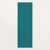 Tapis De Yoga Ocean Harbour Blue, Turquoise Jewel Tone Solid Col (Dos)