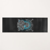 Tapis De Yoga Odin ravens Viking Mythologie Valhalla attend (Devant (Horizontal))