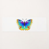 Tapis De Yoga Oeil de paon arc-en-ciel (Dos (Horizontal))