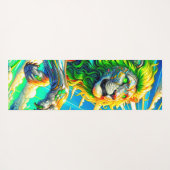 Tapis De Yoga OEuvre de Lion (Dos (Horizontal))