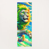 Tapis De Yoga OEuvre de Lion (Dos)