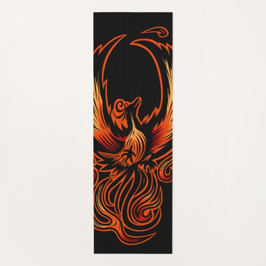 Tapis De Yoga Oiseau De Feu (Devant)