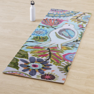 Tapis De Yoga Oiseaux de papier I