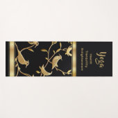 Tapis De Yoga Oiseaux d'or - Yoga Mat (Devant (Horizontal))